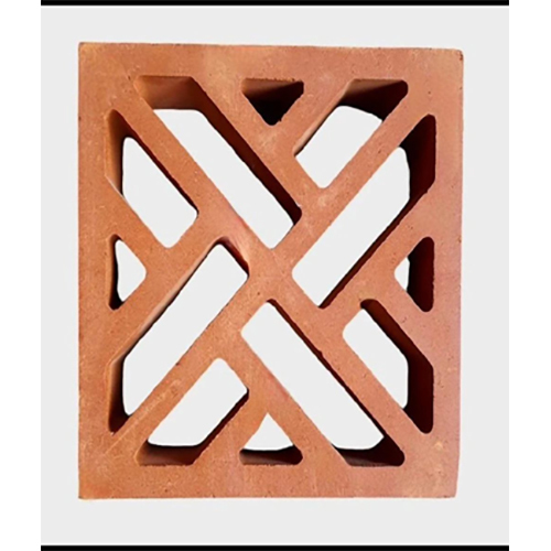 Zebra 2 Jaali - Color: Terracotta