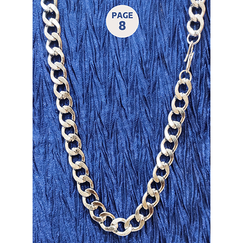 90PT 19 Inch Artificial Silver Chain With Hook