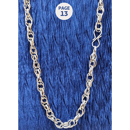 62RF 19 Inch Artificial Silver Chain With Hook