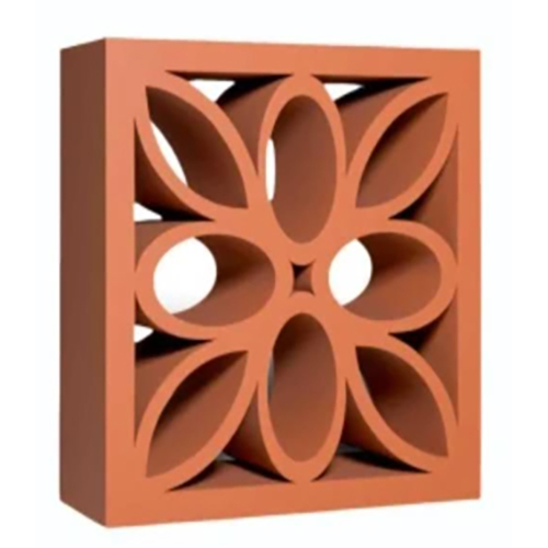 Palm Jaali - Color: Terracotta