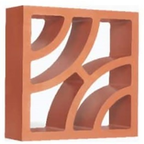 Circle Jaali - Color: Terracotta