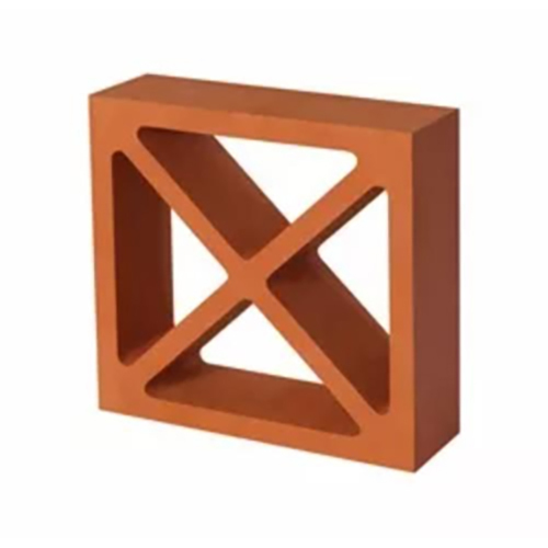 Cross Jaali - Color: Terracotta