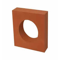 Topaz Round Jaali - Color: Terracotta