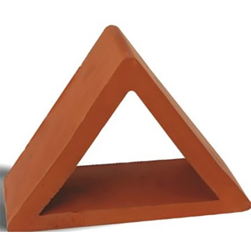 Triangle Jaali - Color: Terracotta
