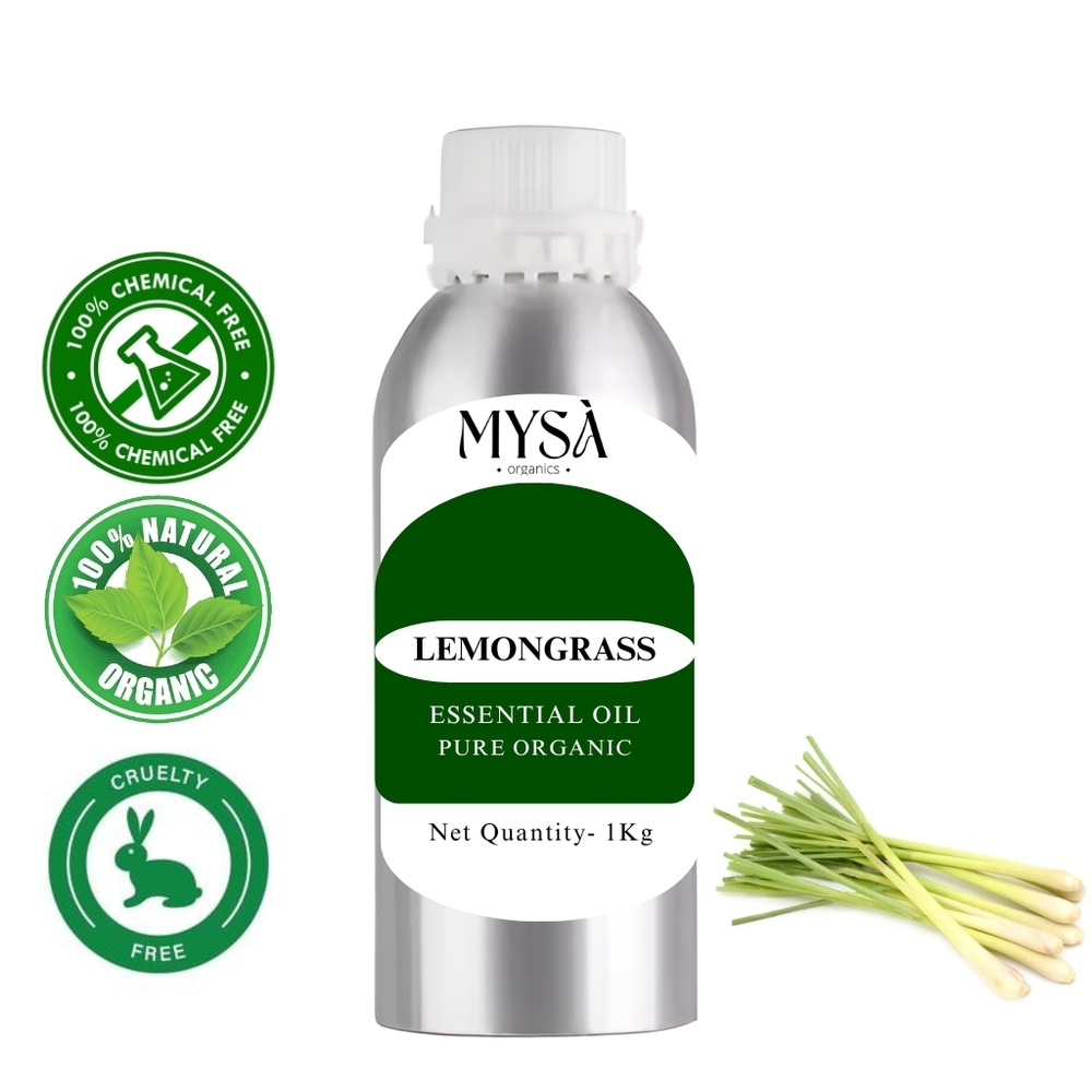 Pure lemongrass essential oil