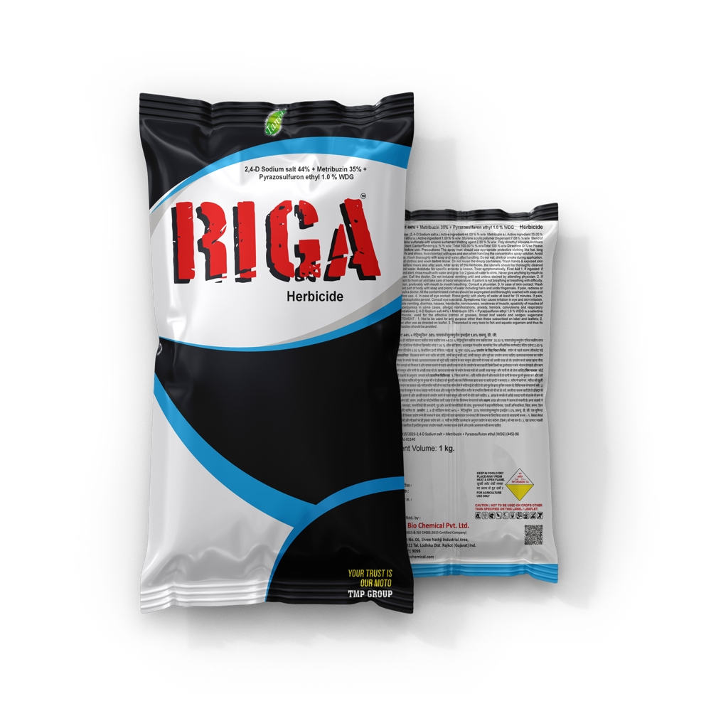 2,4-D Sodium Salt 44% + Metribuzin 35% + Pyrazosulfuron Ethyl 1.0 % Wdg