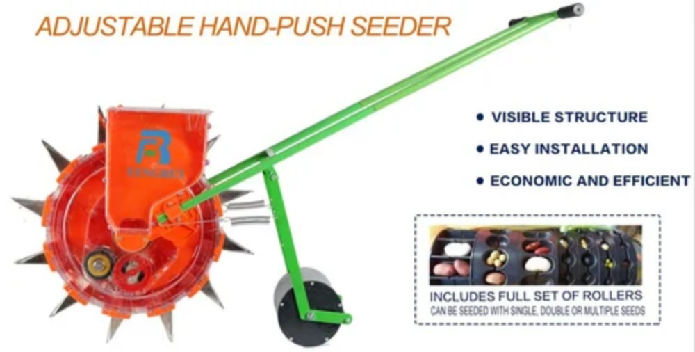 Drum seeder machine 12,14,16