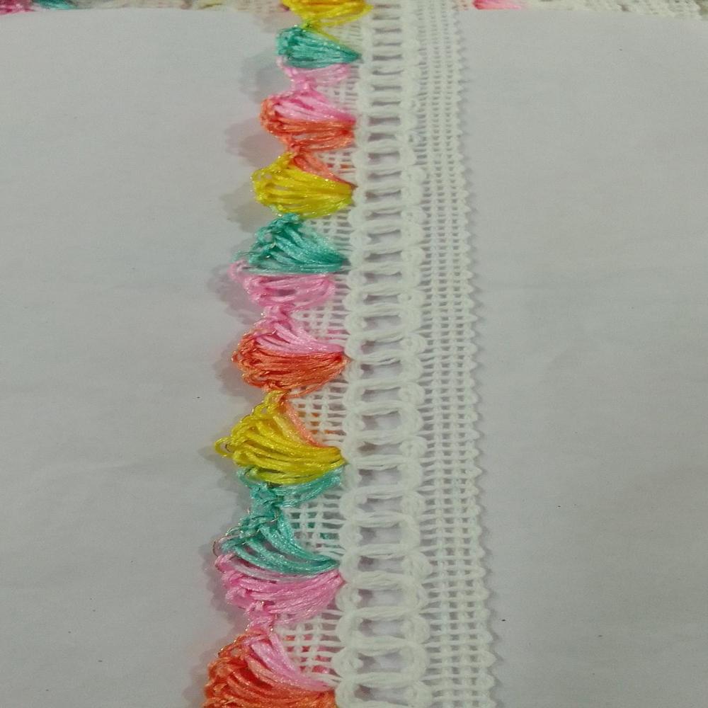 White Pankha Lace - Color: Mix