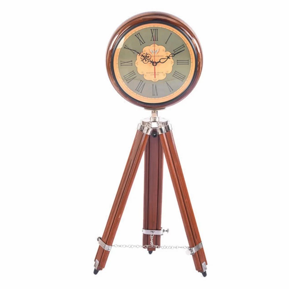 30 inch Decorative Antique Tripod Floor Clock/Watch