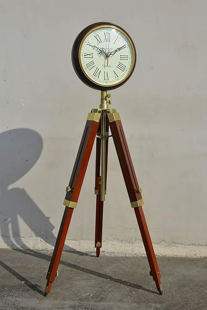 Adjustable Antique Floor Standing Roman Number Clock