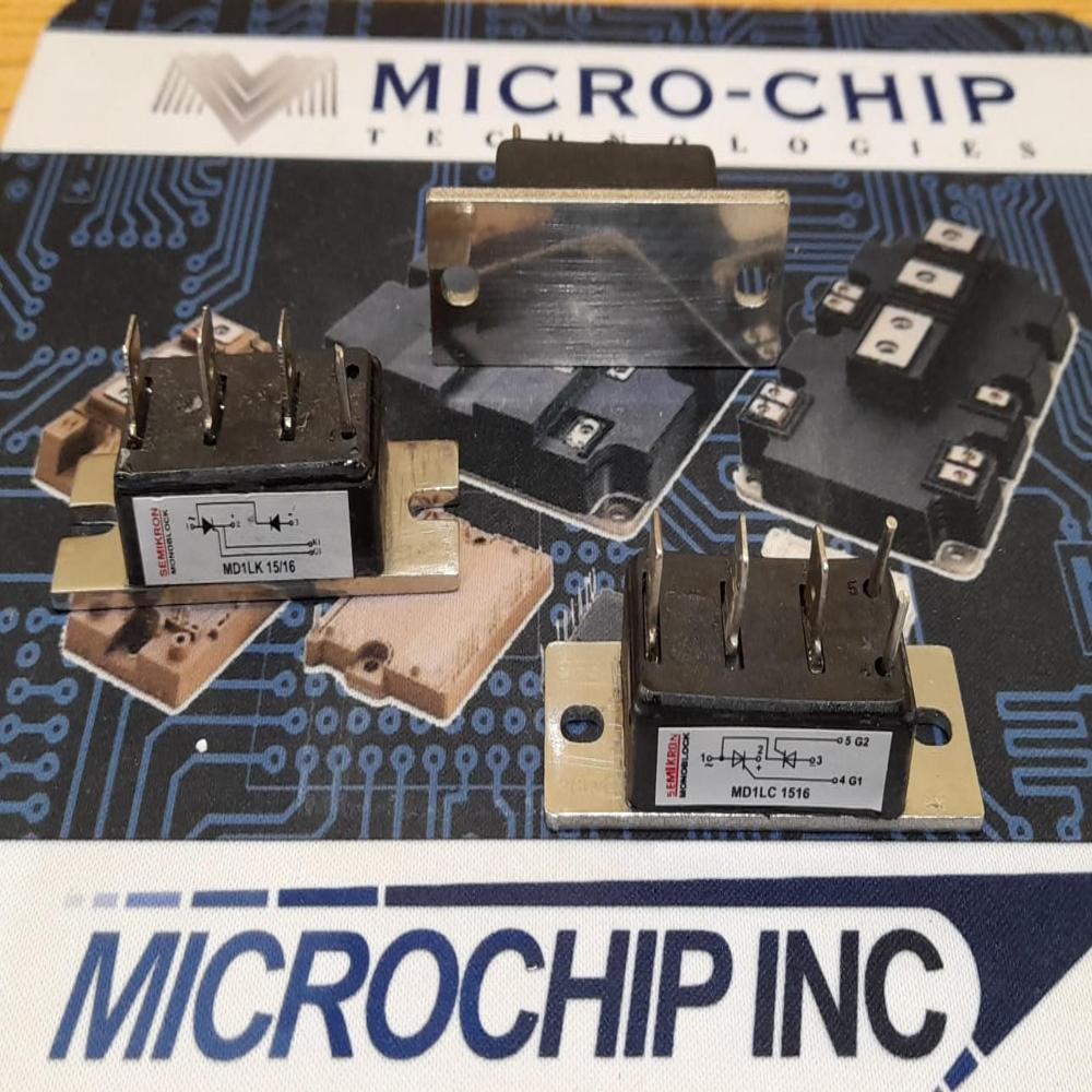 Md1lc1516 Semikron Scr Thyristor Igbt Module - 94.5x62x30 Mm, 1200 V, 16000 A Surge Current, Integrated Voltage Regulator
