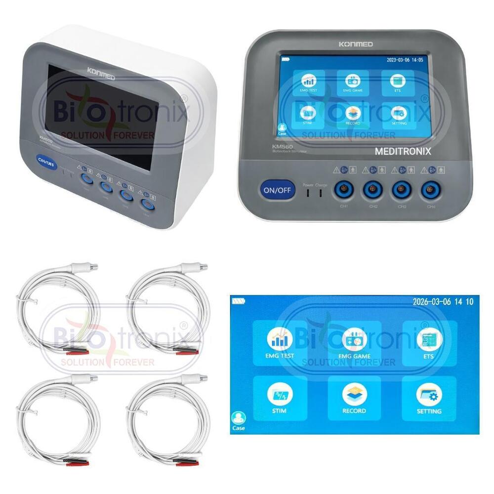 Konmed KM-560 Clinical EMG Biofeedback Device with ETSS