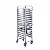 Cooling Rack For Baking Tray - Stainless Steel, 40x25 Cm, Silver, Wire Grid, Footed Design, Non-stick