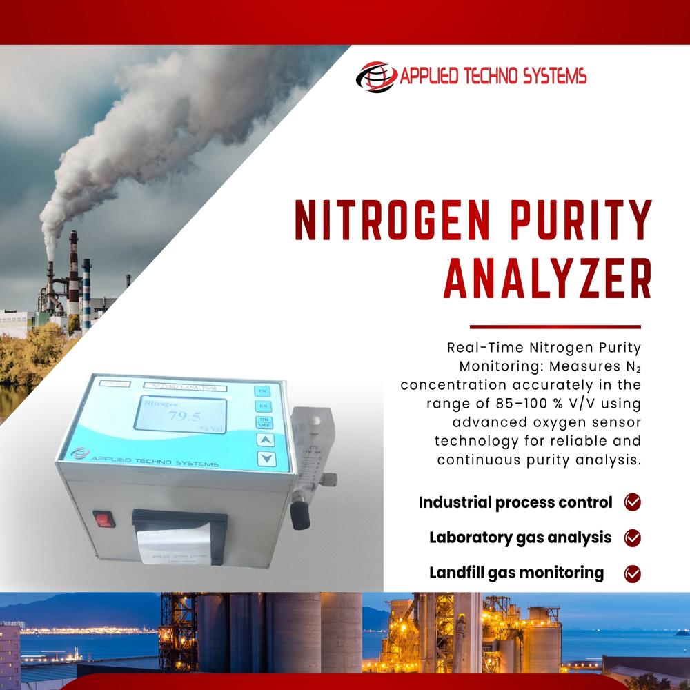 Portable nitrogen purity analyser 