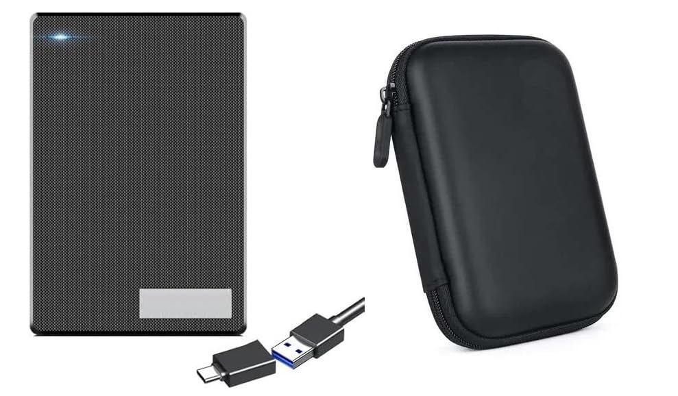External Hard Disk - Color: Black