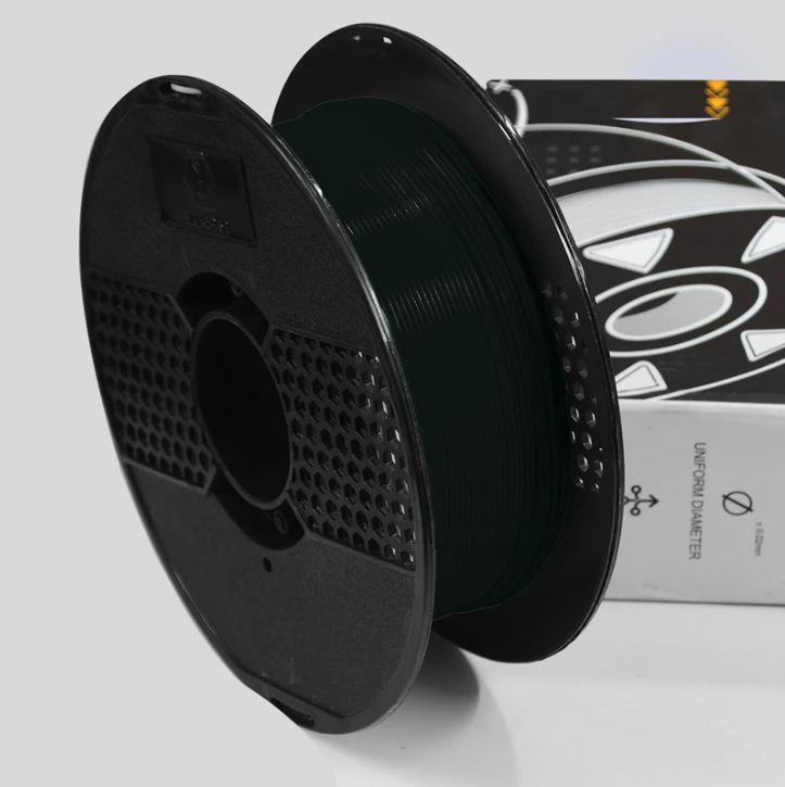 MAKER52 HS PLA+ Filament - 1.75mm High-Strength Premium 3D Printer Material - Midnight Grey