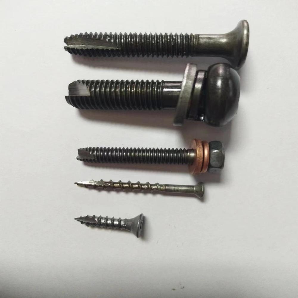 Screw End Tail Cutting Machine - Color: White Black
