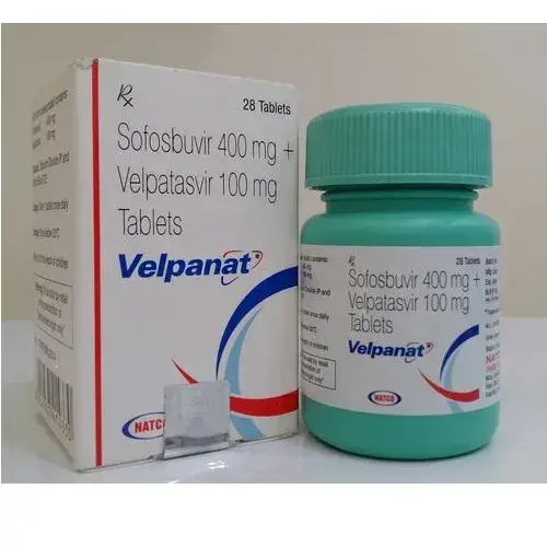 Velpanat 400 mg/100 mg Tablets, Sofosbuvir Velpatasvir Antiviral Hepatitis C Medicine