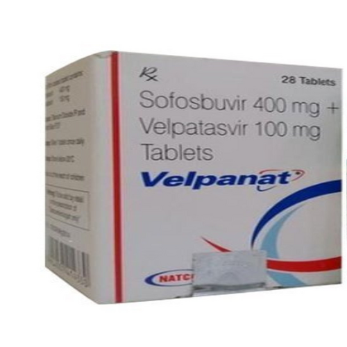 Velpanat 400 mg/100 mg Tablets, Sofosbuvir Velpatasvir Antiviral Hepatitis C Medicine