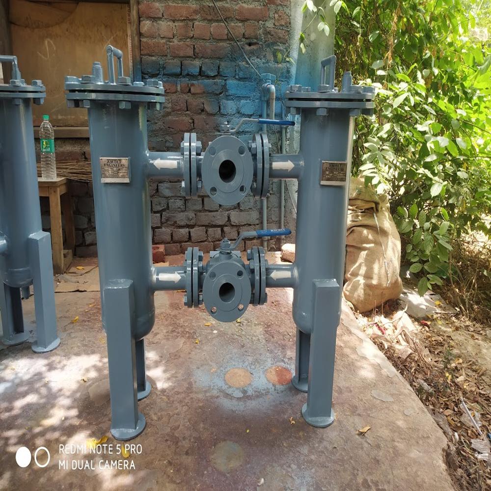 Duplex Type Strainer - Color: Grey