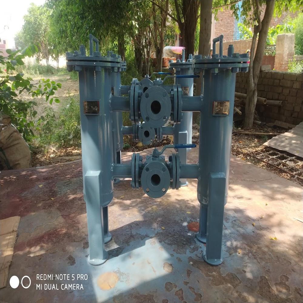 Duplex Type Strainer - Color: Grey