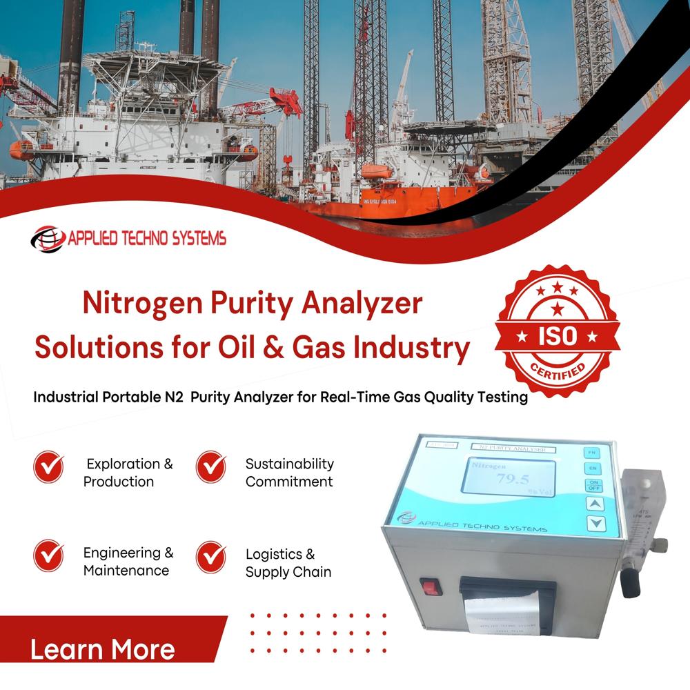 Handheld Nitrogen Purity Analyser - Accuracy: +/-2 %