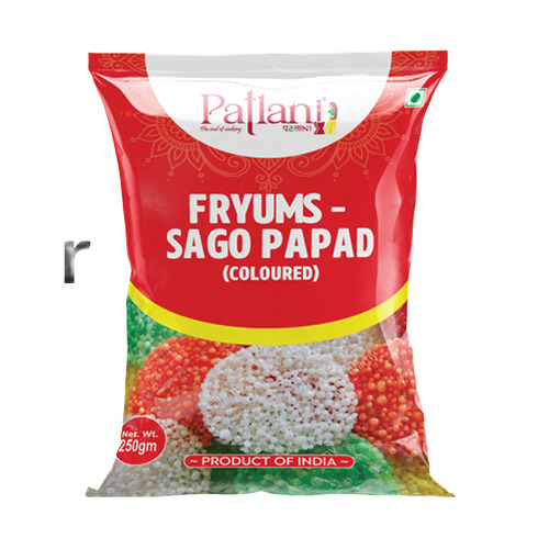 Colour Sago Papad