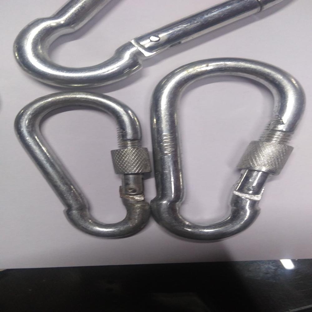 Snap Hook Galvanised - Available Sizes 4x40mm To 12x120mm | Silver Color, Suitable For Industrial Applications