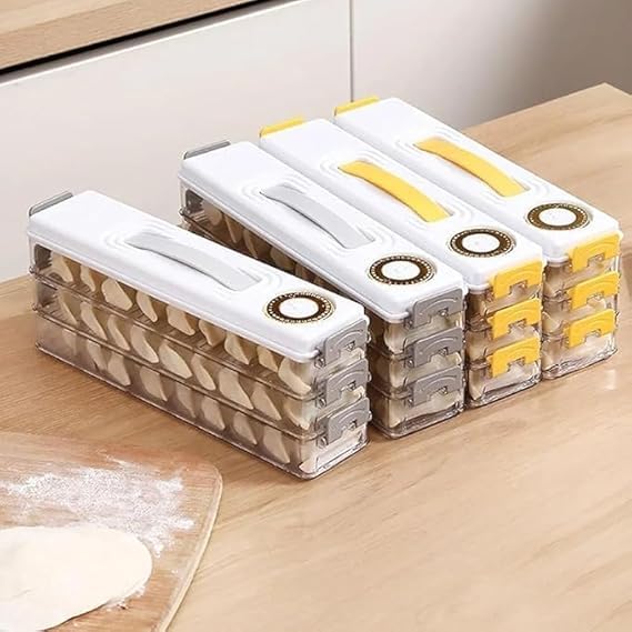 Multi-Layer Food Storage Containers with Lids