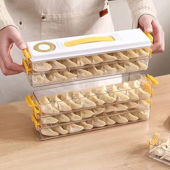Multi-Layer Food Storage Containers with Lids