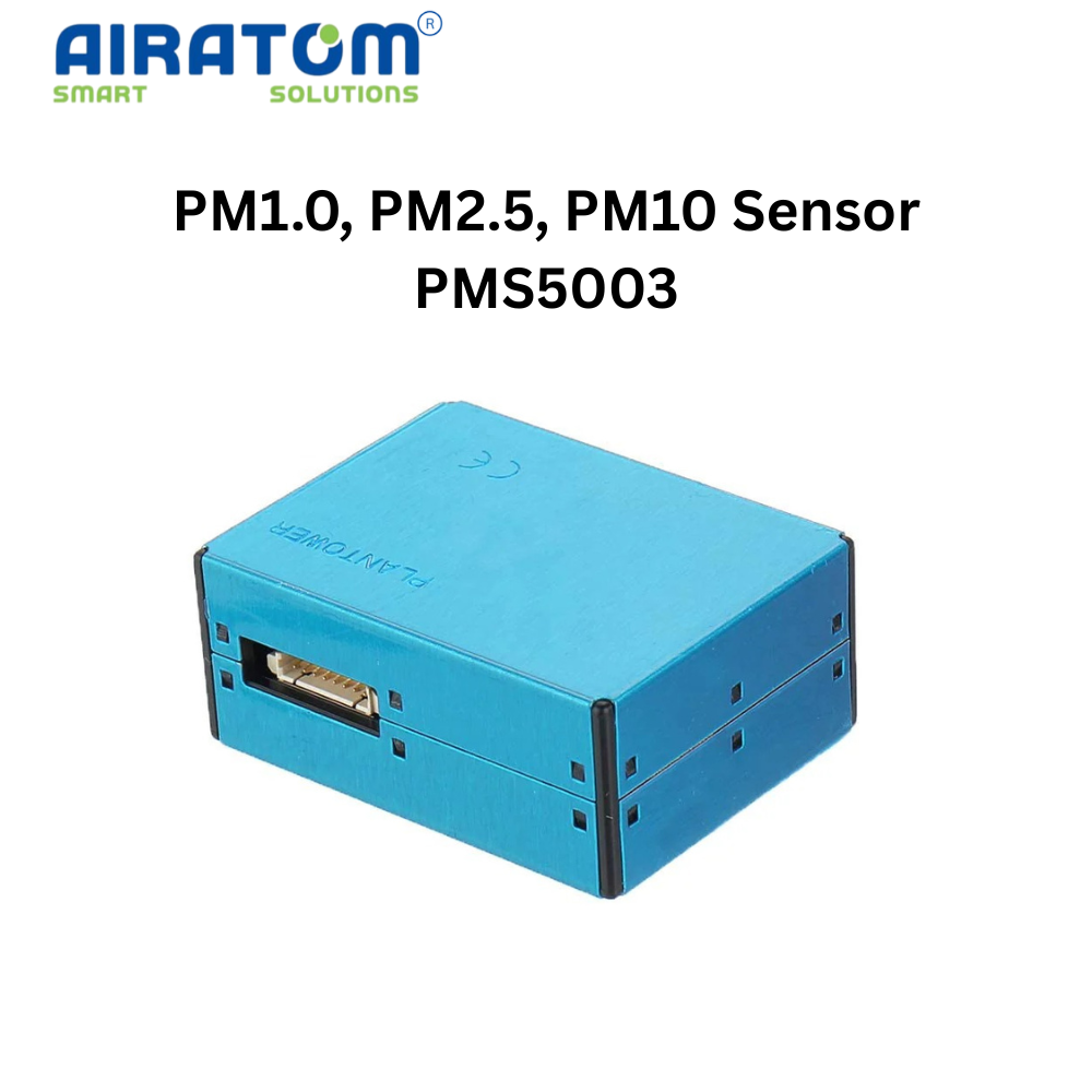 PLANTOWER | PMS5003T | 5th generation sensor | Monitors PM1.0, PM2.5, PM10 TEMPERATURE & HUMIDITY  | With Cable  | DUST SENSOR  | 90 DEGREE LASER SCRATTERING  