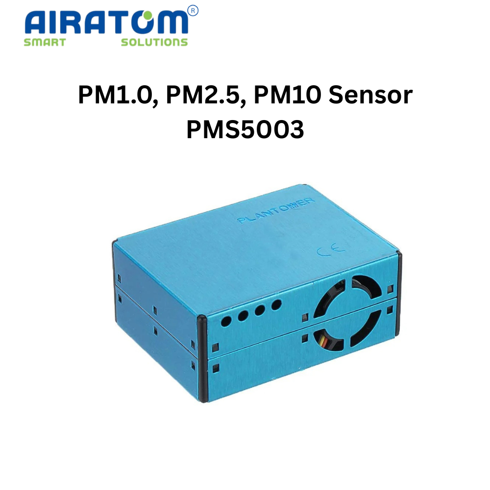 PLANTOWER | PMS5003T | 5th generation sensor | Monitors PM1.0, PM2.5, PM10 TEMPERATURE & HUMIDITY  | With Cable  | DUST SENSOR  | 90 DEGREE LASER SCRATTERING  