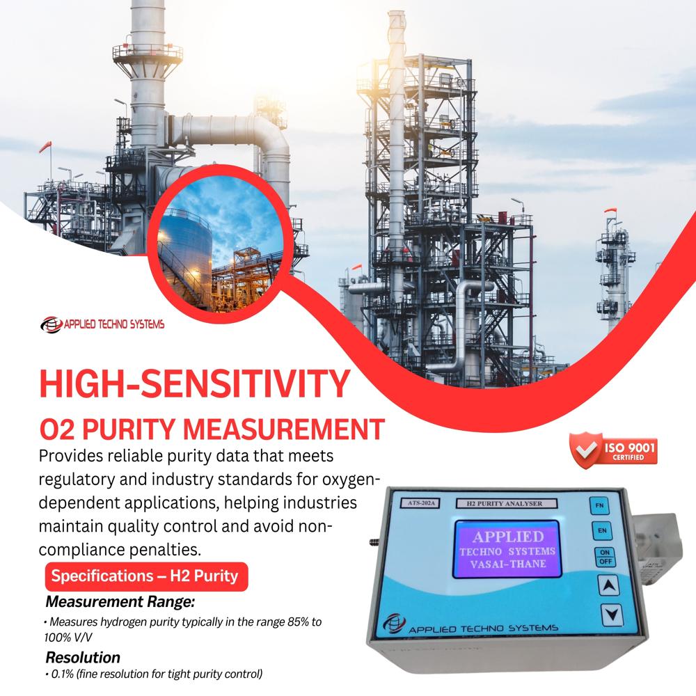 Handheld Oxyzen purity analyser