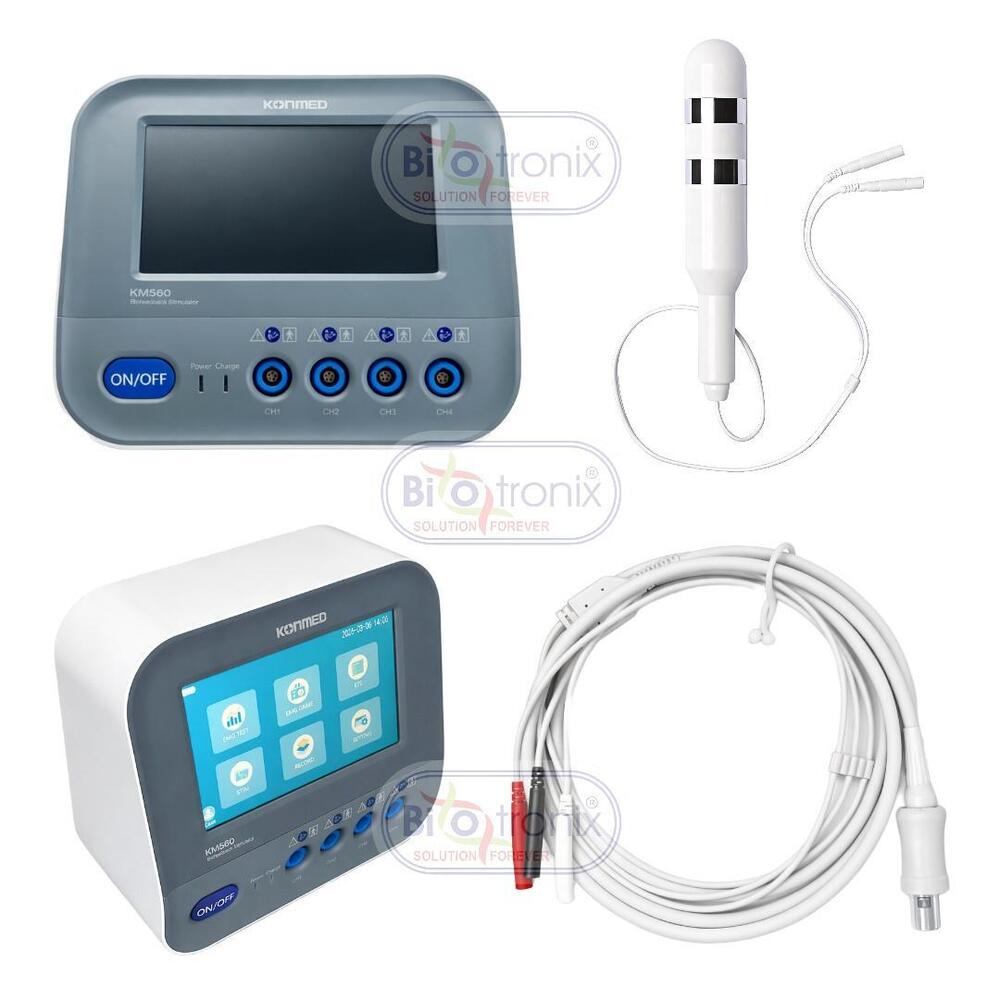 Konmed KM-560 4 Channel EMG Biofeedback Device with ETS Mode