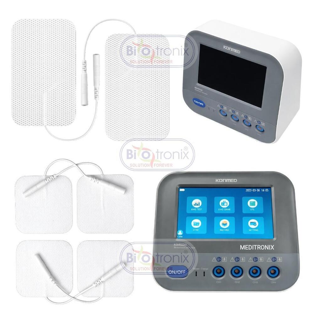 Konmed KM-560 4 Channel EMG Biofeedback Device with ETS Mode