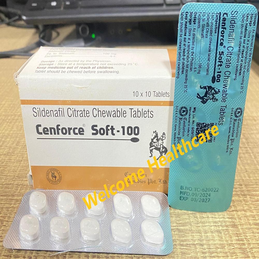 SILD-ENAFIL CITRATE 100mg SOFT TABLET