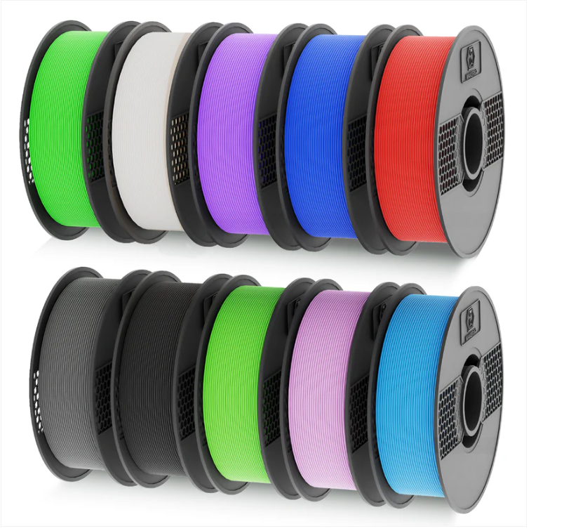 MAKER52 HS PLA+ Filament - 1.75mm High-Strength Premium 3D Printer Material - Clear Red