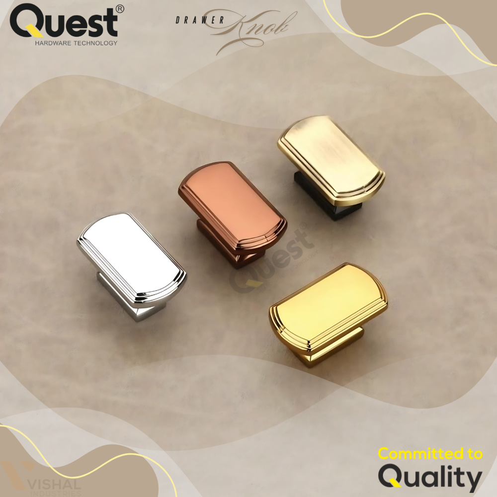 605 Aluminum Cabinet Knob - Polished Finish, Standard Design For Elegant Cabinet Fittings