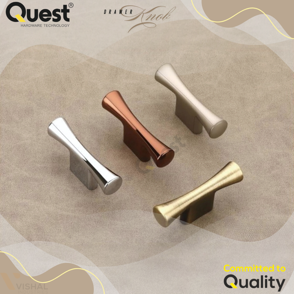 605 Aluminum Cabinet Knob - Polished Finish, Standard Design For Elegant Cabinet Fittings