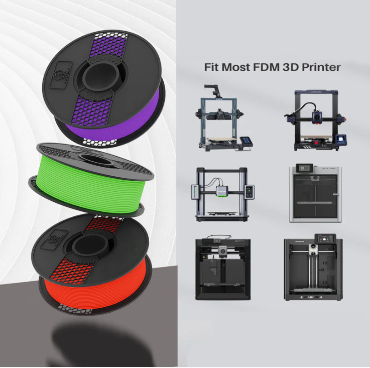 MAKER52 HS PLA+ Filament - 1.75mm High-Strength Premium 3D Printer Material - Clear Green