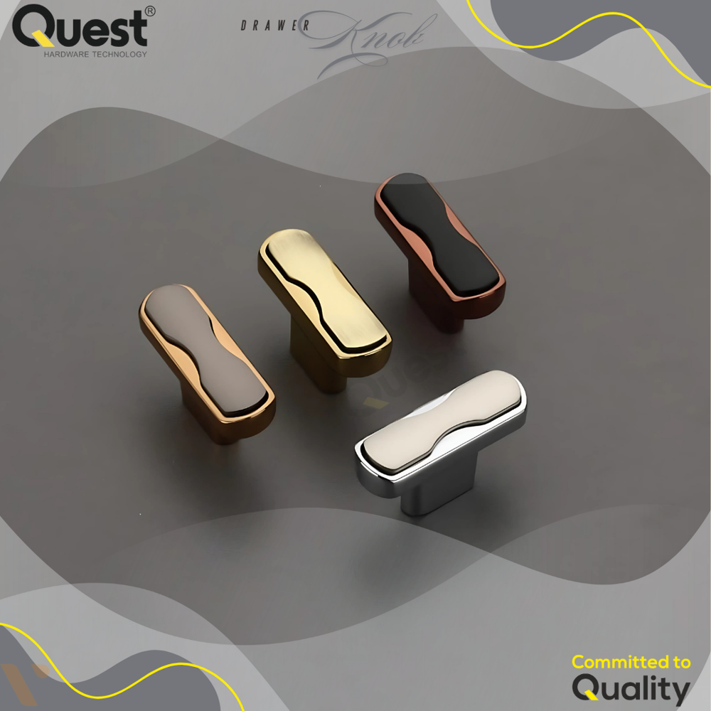 Zinc Cabinet Handle - Color: Brown