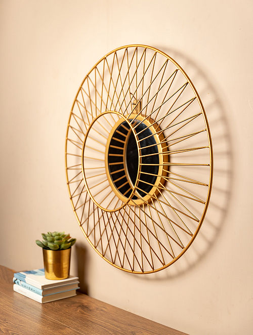 sunbeam-style wall mirror
