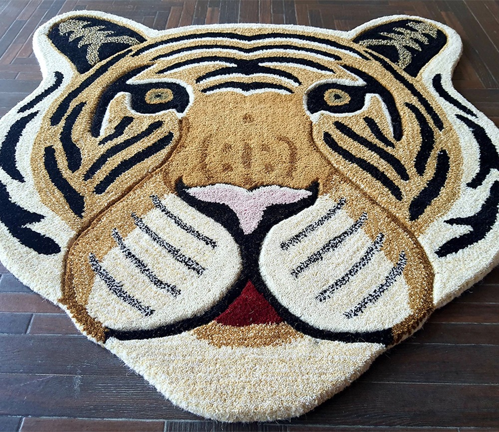 Pet Yarn Hand Tufted Carpet