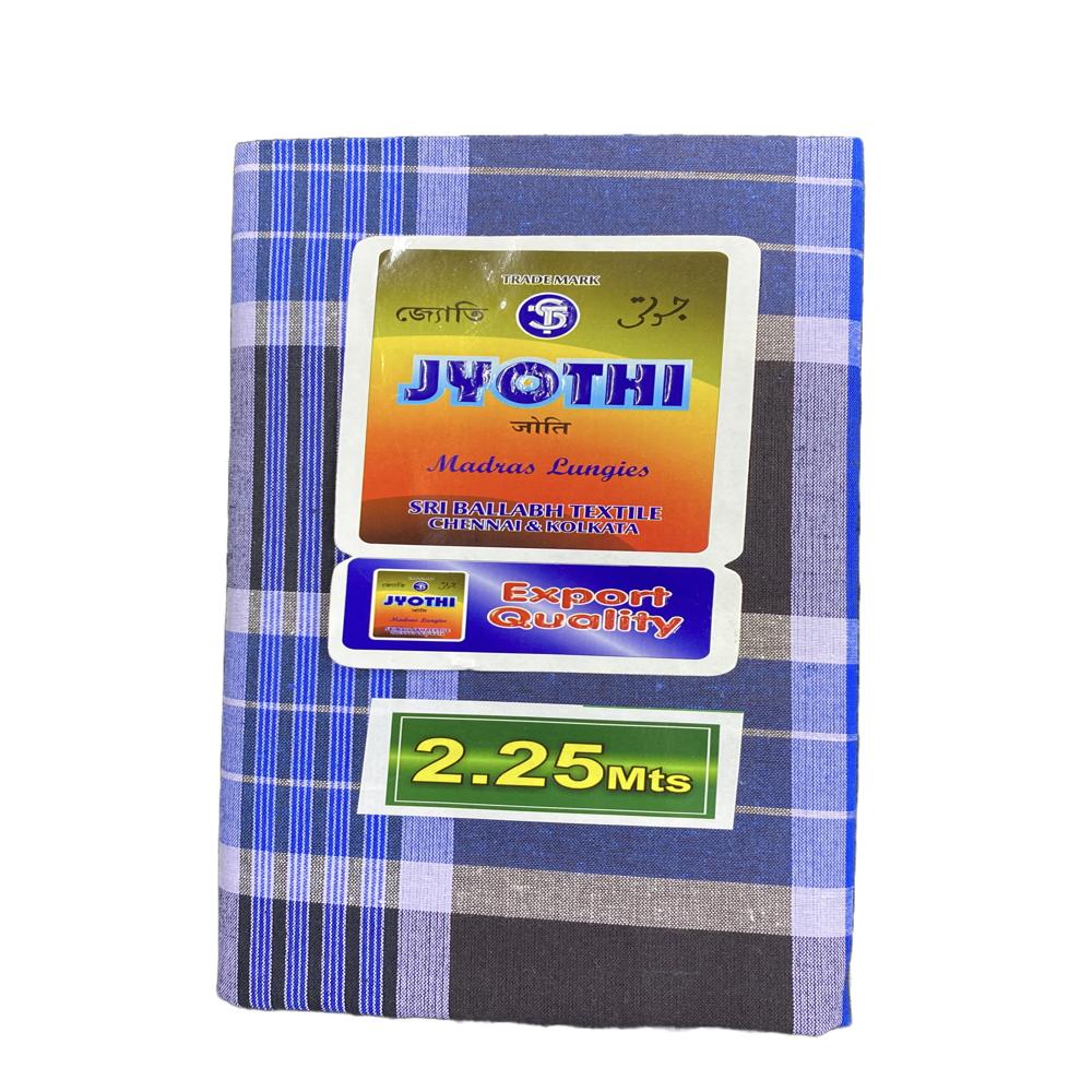 2.25Mts  Check Cotton Lungi