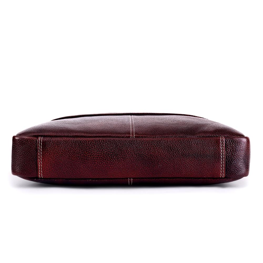 Sepia Brown Leather Executive Bag