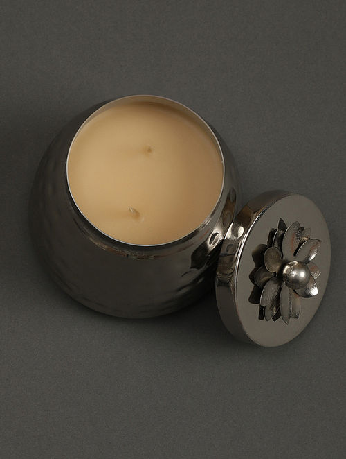 Metal candle jar