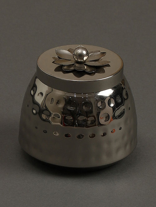 Metal candle jar