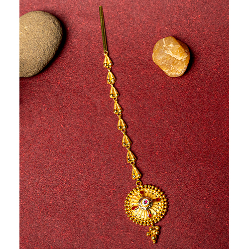 Ladies Gold Maang Tikka