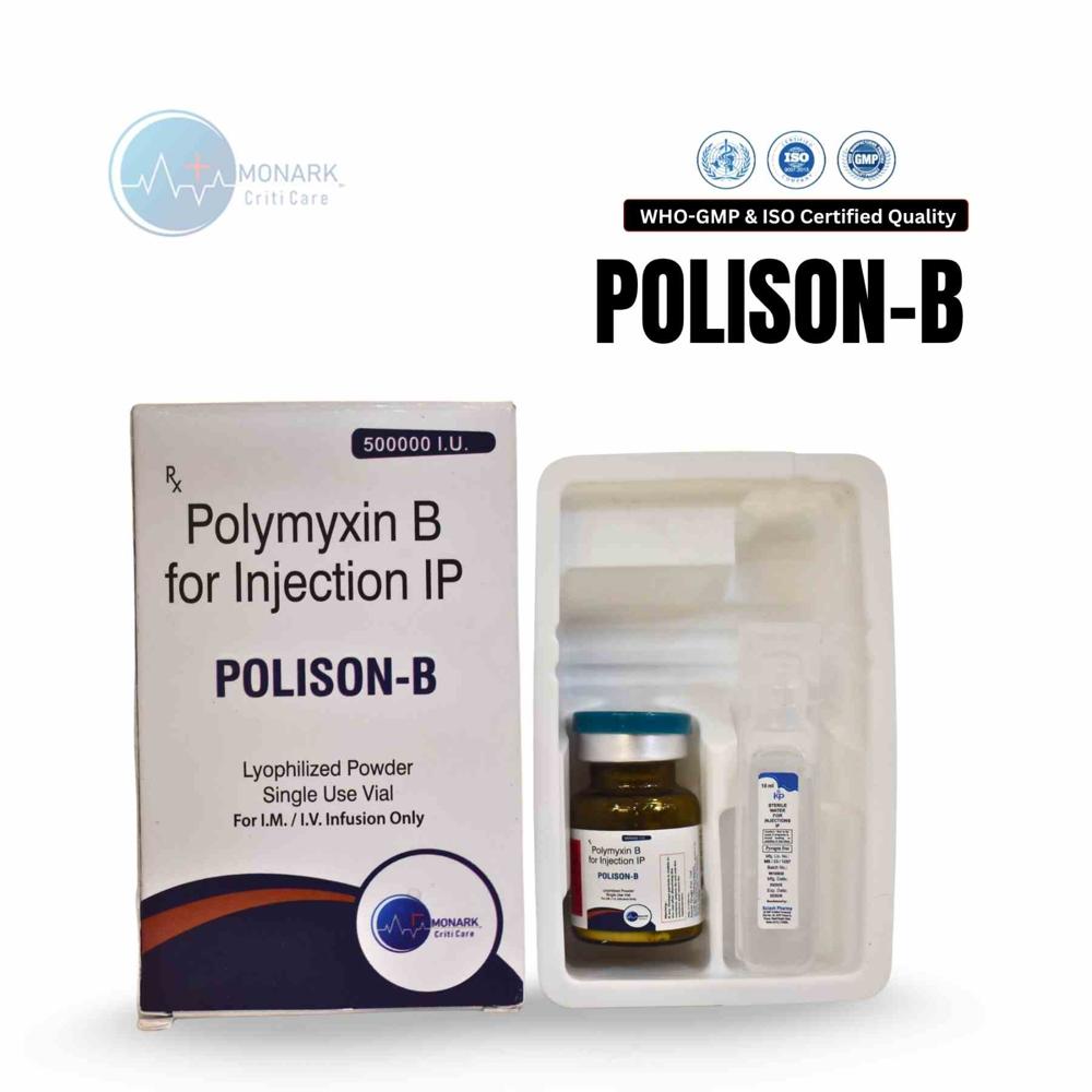 Third Party Manufacturing For Polymyxin B 500000 Units Injection - Life Span: 24 Months
