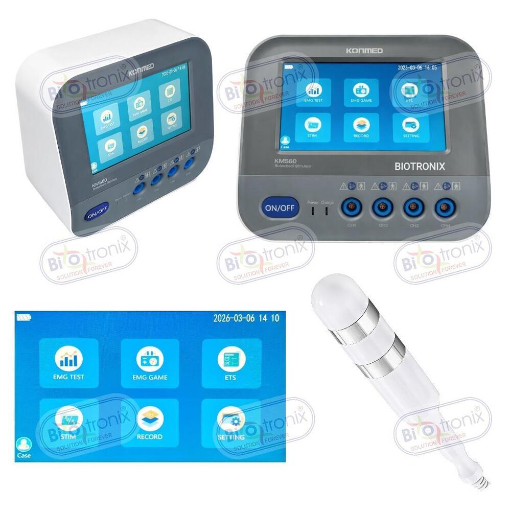 Konmed KM-560 4 Channel EMG Biofeedback Device for Rehab